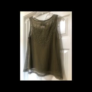 Lauren Ralph Lauren Fishnet Cobra Tank